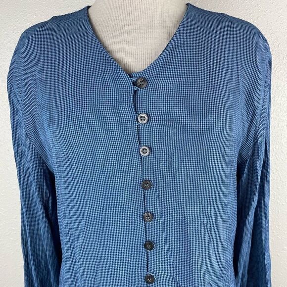 Liz Claiborne Studio Two-Piece Matching Button Down Top & Maxi Skirt Size 8 EUC - Picture 3 of 15